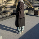 Nice open robe long coat