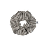 cozy stripe scrunchie brown