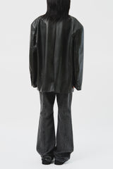 (W) Slit Flare Denim