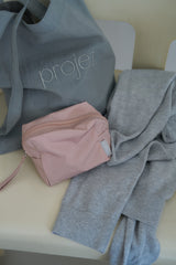puff pouch (pink_nylon)