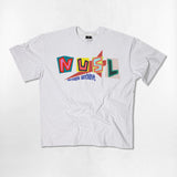 ゴールドフォントオーバーフィットTシャツ - 4COLOR