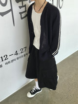 Prat knit track cardigan 3C