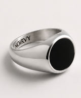NR-303 Round Onyx Signet Surgical Ring