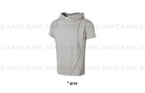 CURVE HOODED HALF TEE