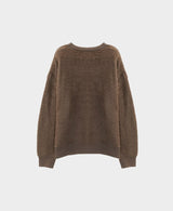 Wing angora touch knit