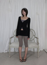FOLDING CAPRI LEGGINGS (2color)