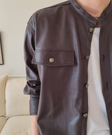 Karoo Python Leather Crop Jacket