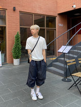 Nonfade denim half pants 2C