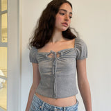 Round Hole T-shirt (grey)