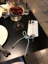 Starlit Cube Ribbon Keyring / TREEFORFIVE345