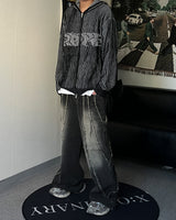 SH Rup Knit Hood Zip-up (2C)