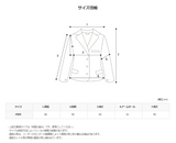 3 タップウール50カットオフクロップジャケット