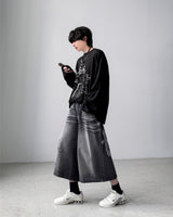 Hyke Black Bermuda Denim