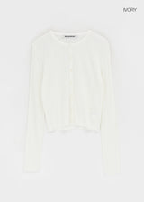 [MADE] Shave Summer Round Knit Cardigan