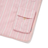 STRIPE BIG SHOULDER BAG [PINK]