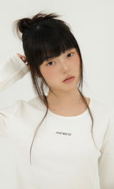ミニロゴTシャツ ホワイト