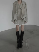 Arne Shawl Low Trench Coat