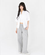 LOOSE FIT TWO POCKET HALF SHIRT [4color]