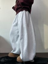 フォーマルバルーンサイドピンタックロングパンツ 🤍🩶🖤2SIZE/3COLOR