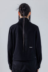 shoulder two tuck jacket_black
