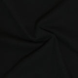 Unisex Human Print Crop T-shirt (Black)