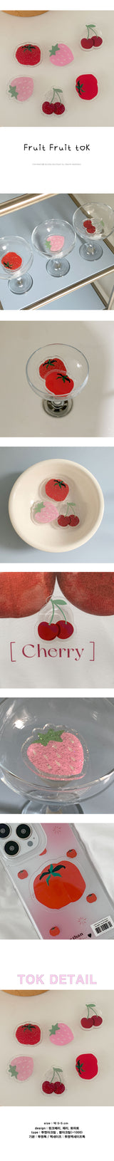 [MADE] acrylic Tok Fruit Fruit tokk_Tomato Basic type smart talk