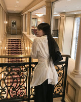 Dohwa Long Off-Shoulder & Strap Long Blouse