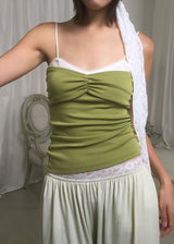DOUBLE LAYER SLEEVELESS TOP