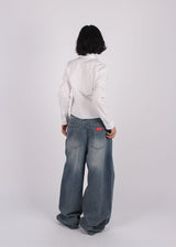 DIA EYELET DENIM