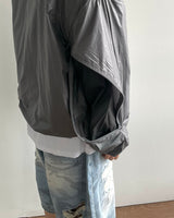 Wave Zipper Hood Windbreaker