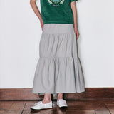 Cancan Long Skirt Grey