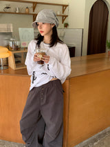 Norton Pigment Button Shirring Pants (3c)