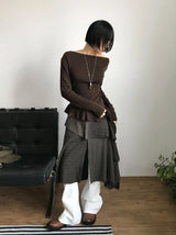 BUTTON PLAY PANEL SKIRT