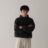 テカジップアップアノラック