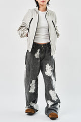 Aria Coating Zip Blouson (3color)