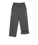 Fleece Lined Nylon Pants / Charcoal