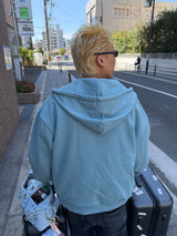 ダメージ フード ジップアップ