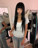 Milke Lace Short Sleeve T-Shirt