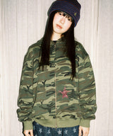 Twister Star Pocket Hoodie Zip-up - Camo    