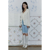 SIDE HOLE CAPRI PANTS_LIGHT BLUE