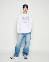 25FW シティビュー長袖Tシャツ ホワイト