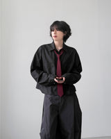 Jade クロップオーバーシャツ