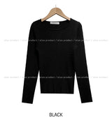 [U-BASIC] Herona Round Ribbed Knit
