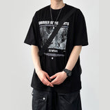 オーバーサイズフィットオリンピアプリントTシャツ