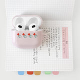 oab flower airpods case (pink)