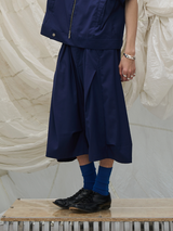 (cont'd) プリーツドレープシルエット8分丈パンツ