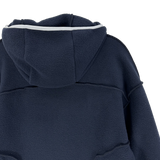 reverse elbow fleece zip-up