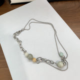 Mild Cotten Ball Chain Necklace