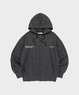 (zp) MMシンボルロゴ2WAYジップアップ (CHARCOAL)