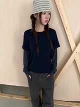 stripe layered T